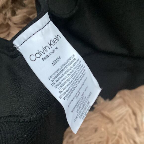Calvin Klein performance Padded Sports Bra Black Medium - Picture 5 of 6